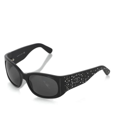 CHANEL Swarovski Crystal CC Sunglasses 5134